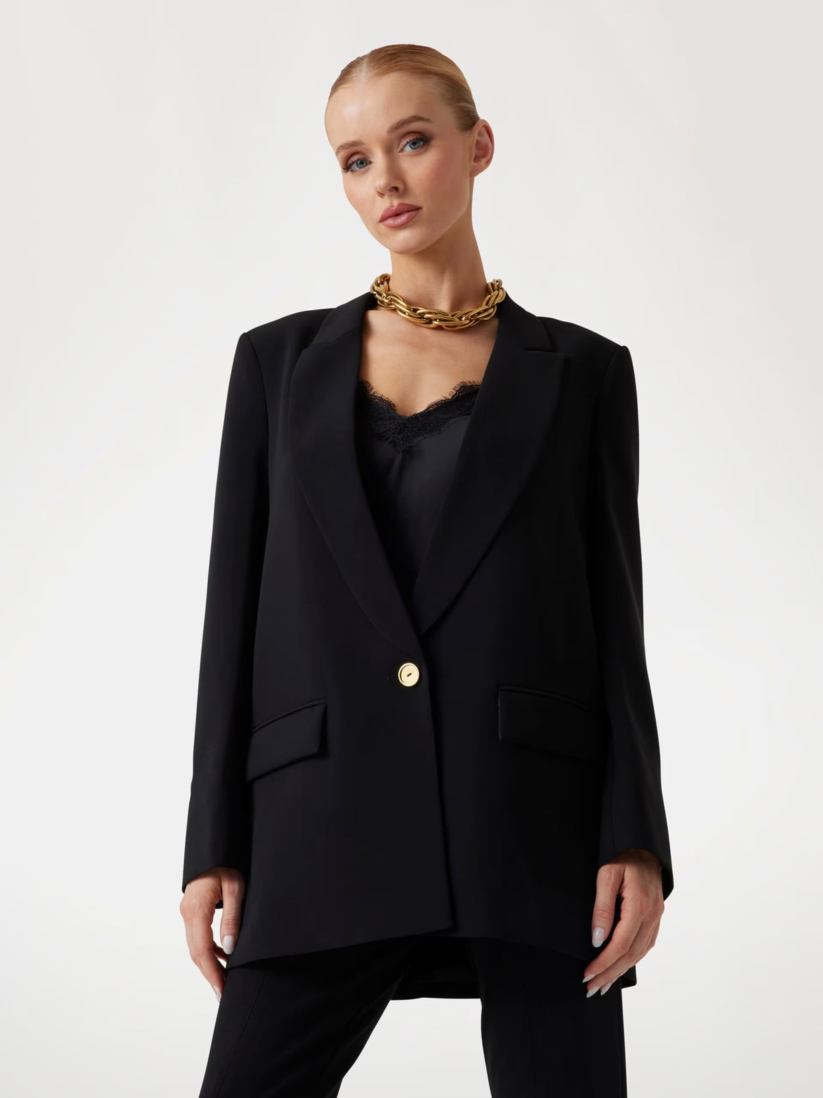 Blazer Marciano de un solo pecho
