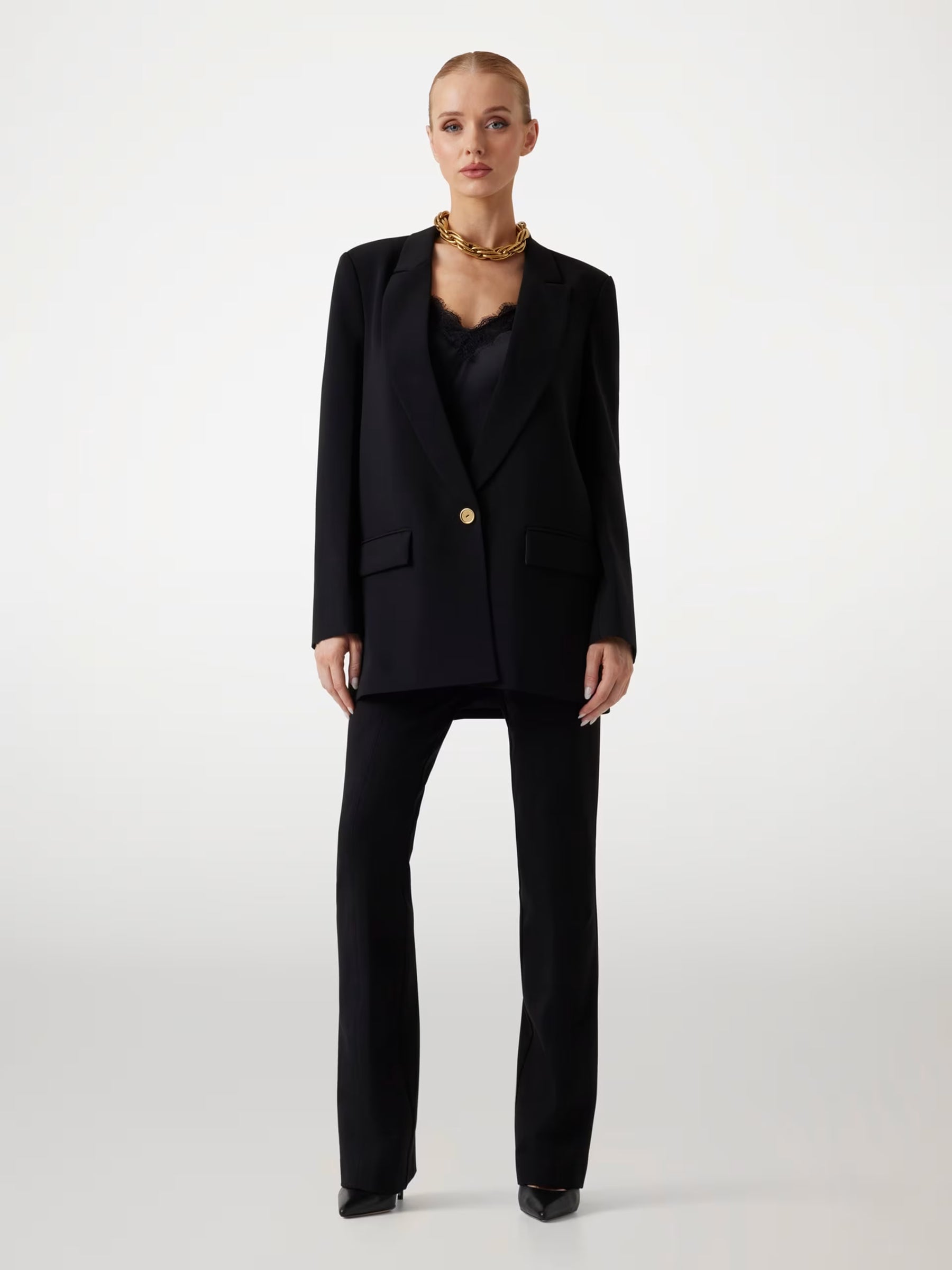 Blazer Marciano de un solo pecho