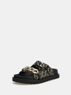 Zapatillas con el logotipo de Fatema 4G
