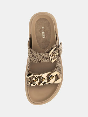 Zapatillas con el logotipo de Fatema 4G