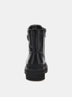 Bota de combate de cuero genuino Bada