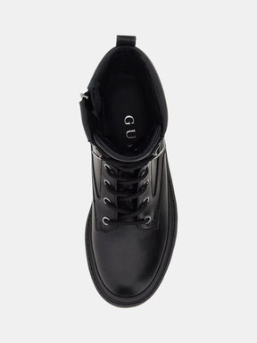 Bota de combate de cuero genuino Bada