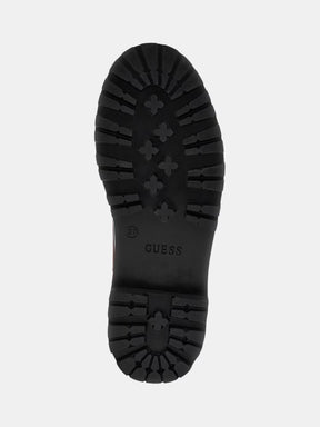 Bota de combate de cuero genuino Bada
