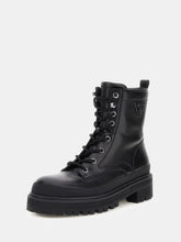 Bota de combate de cuero genuino Bada