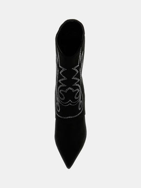 Bota de piel auténtica Cynna
