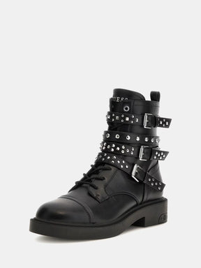 Bota de combate con tachuelas Fynal