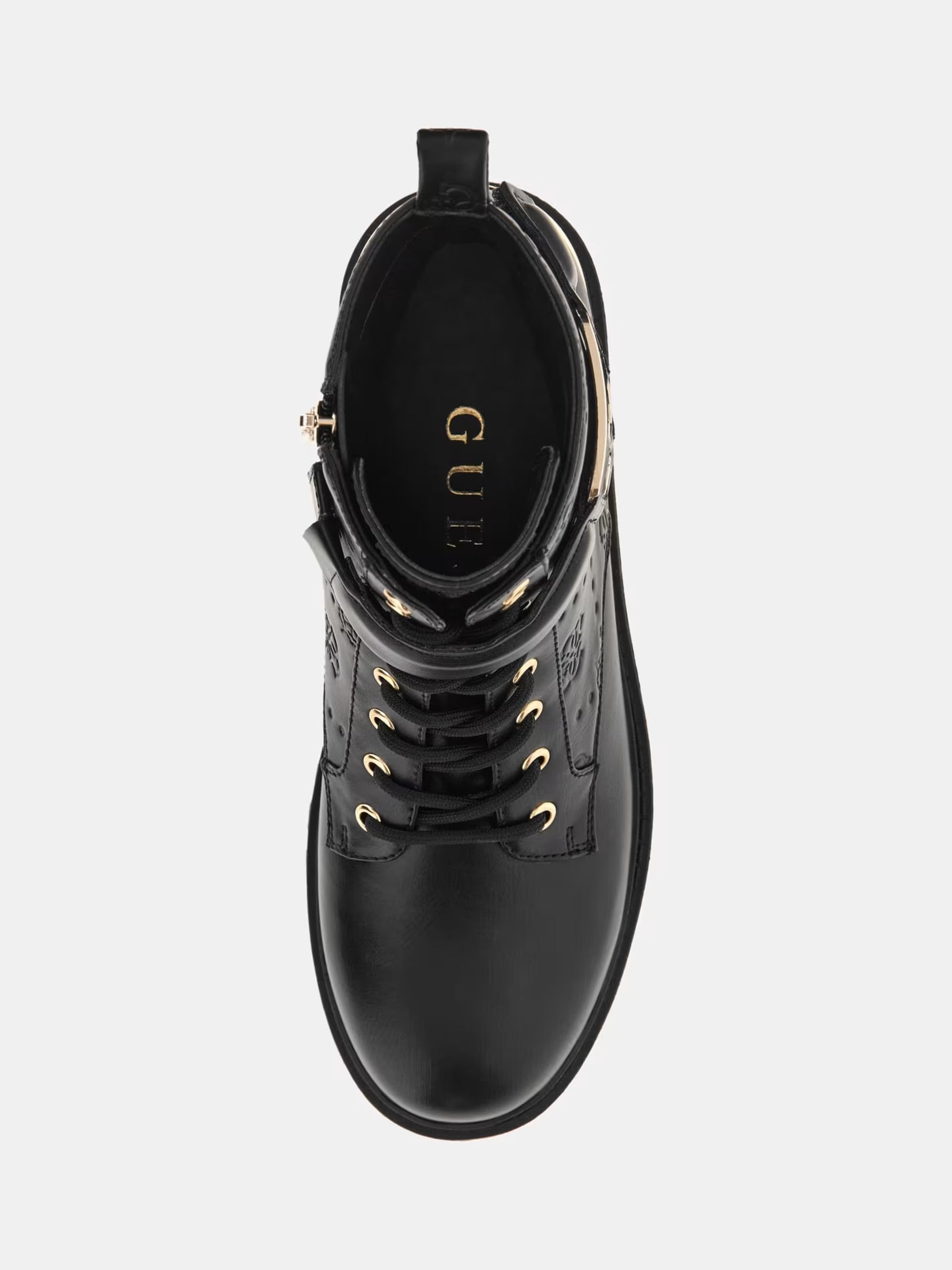 Bota de combate Oranda 4G con logotipo de peonía