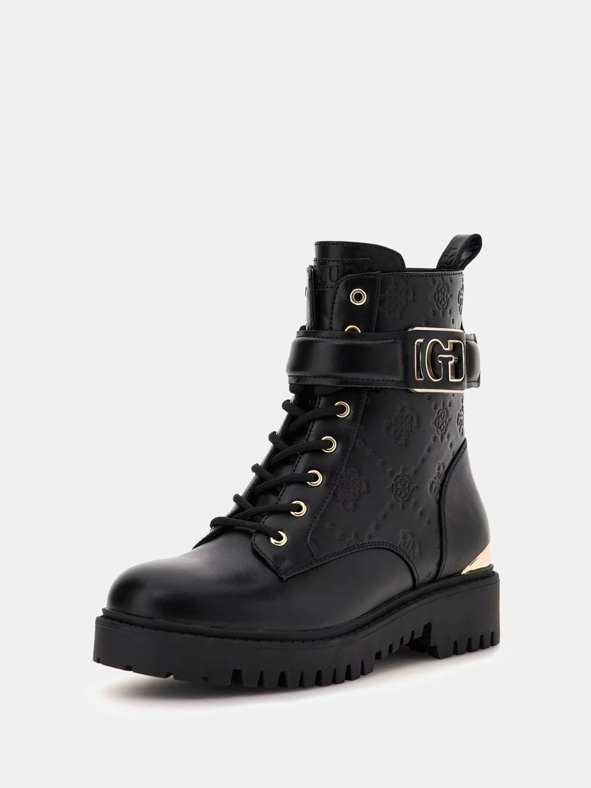 Bota de combate Oranda 4G con logotipo de peonía