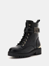 Bota de combate Oranda 4G con logotipo de peonía