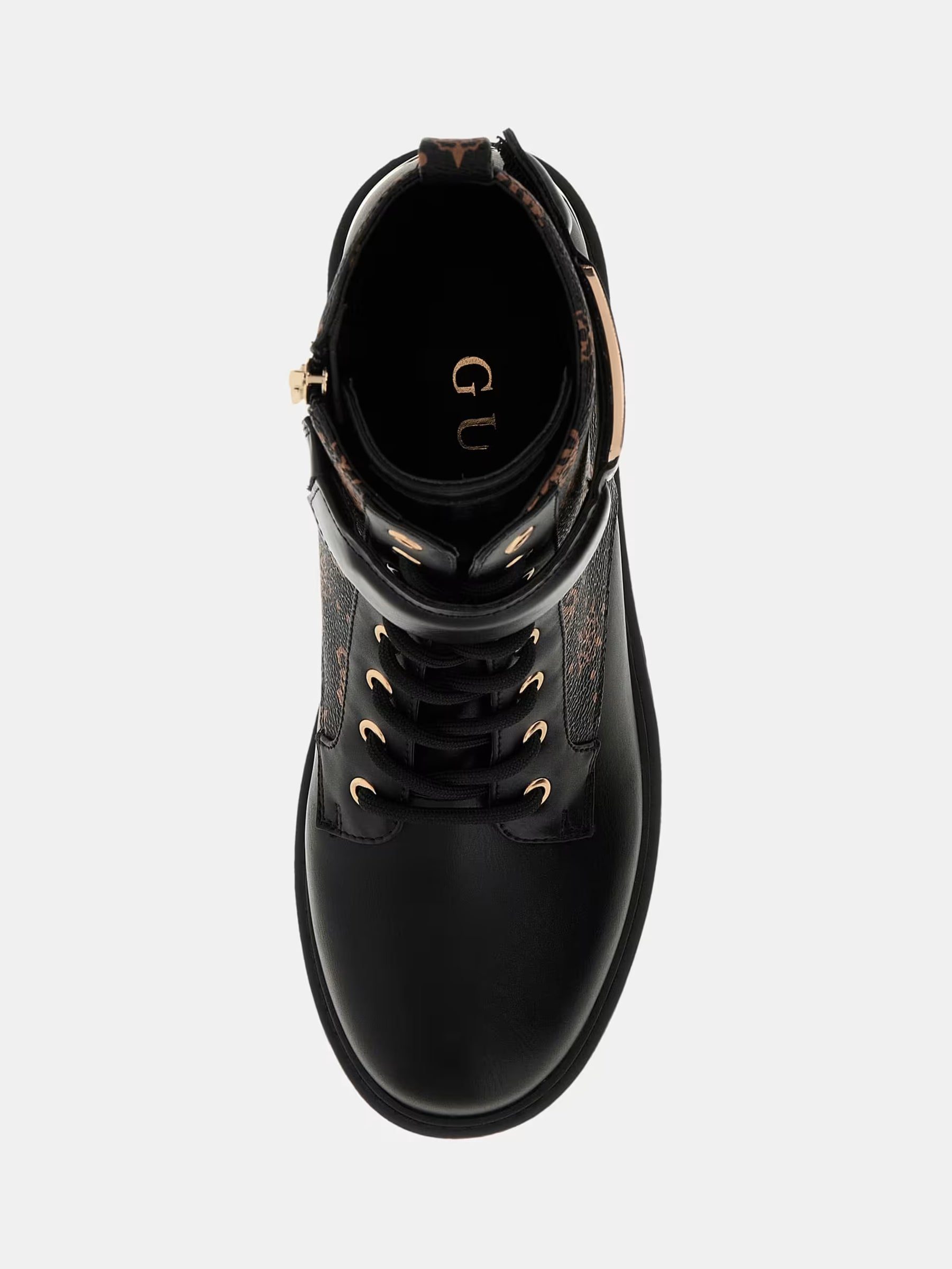 Bota de combate Oranda 4G con logotipo de peonía