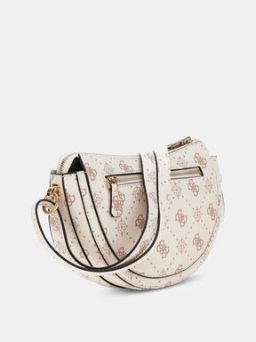 Bolso de hombro con logotipo de peonía Silia 4G