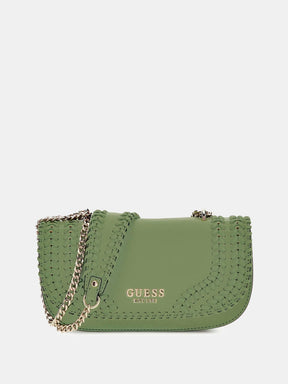 Mini bolso cruzado con inserto Tatum