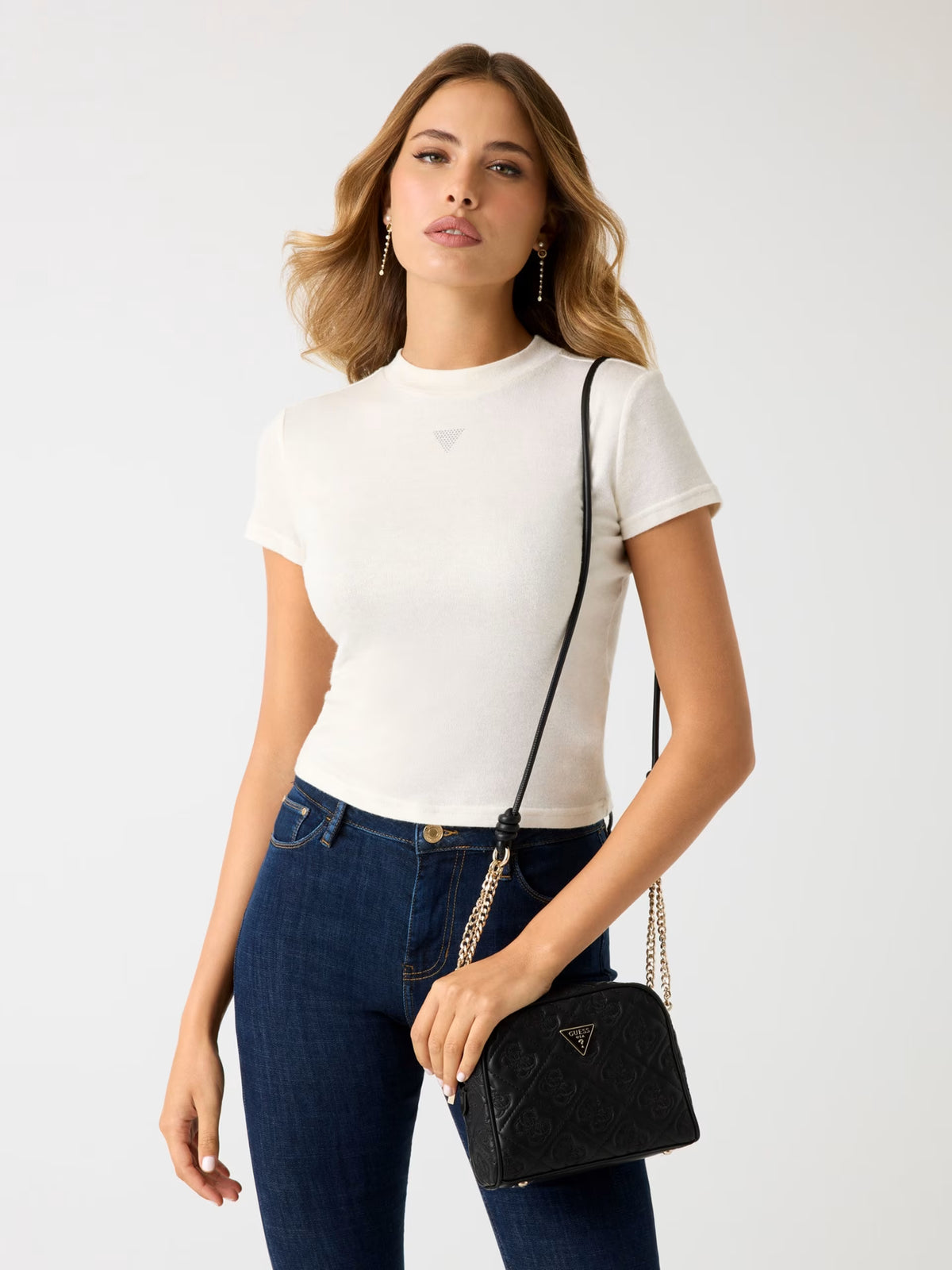 Mini bolso cruzado con logotipo Adelasia 4G
