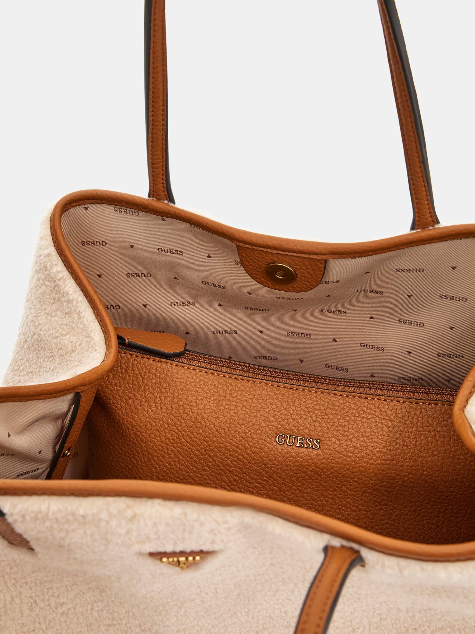 Bolso de compras Victoria de piel sintética
