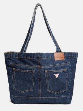 Bolso de mano de mezclilla
