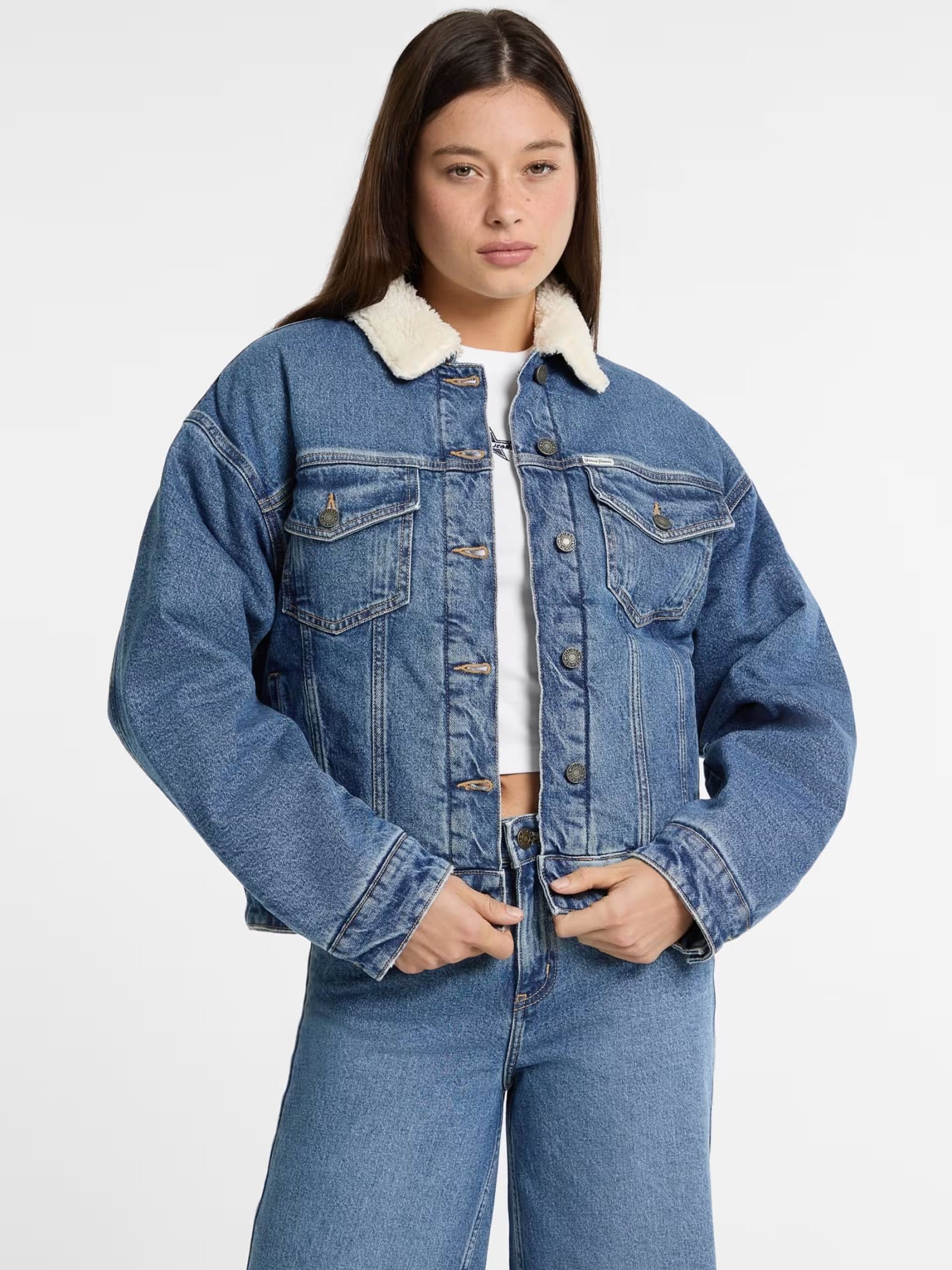 Chaqueta vaquera de gran tamaño