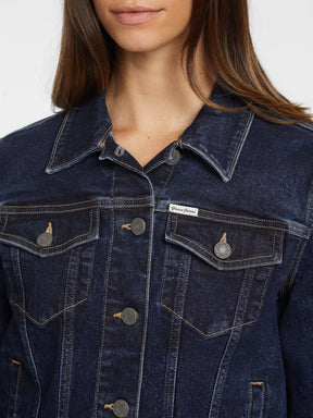 Chaqueta vaquera ajustada de camionero
