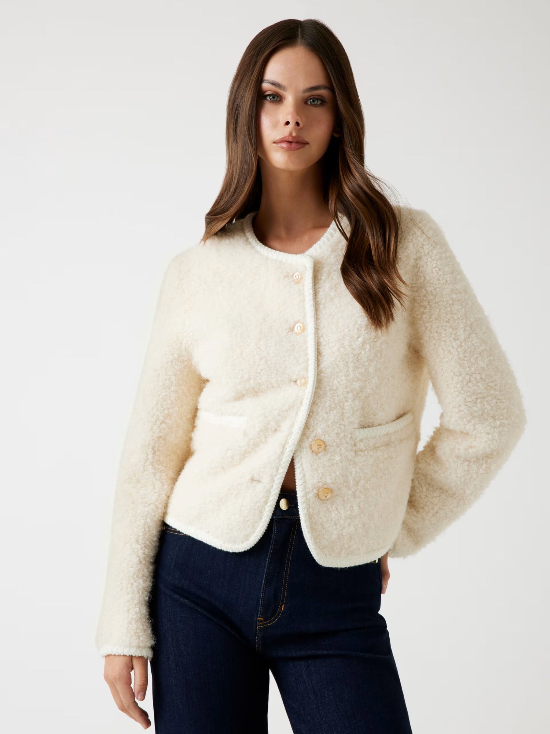 Chaqueta de piel sintética