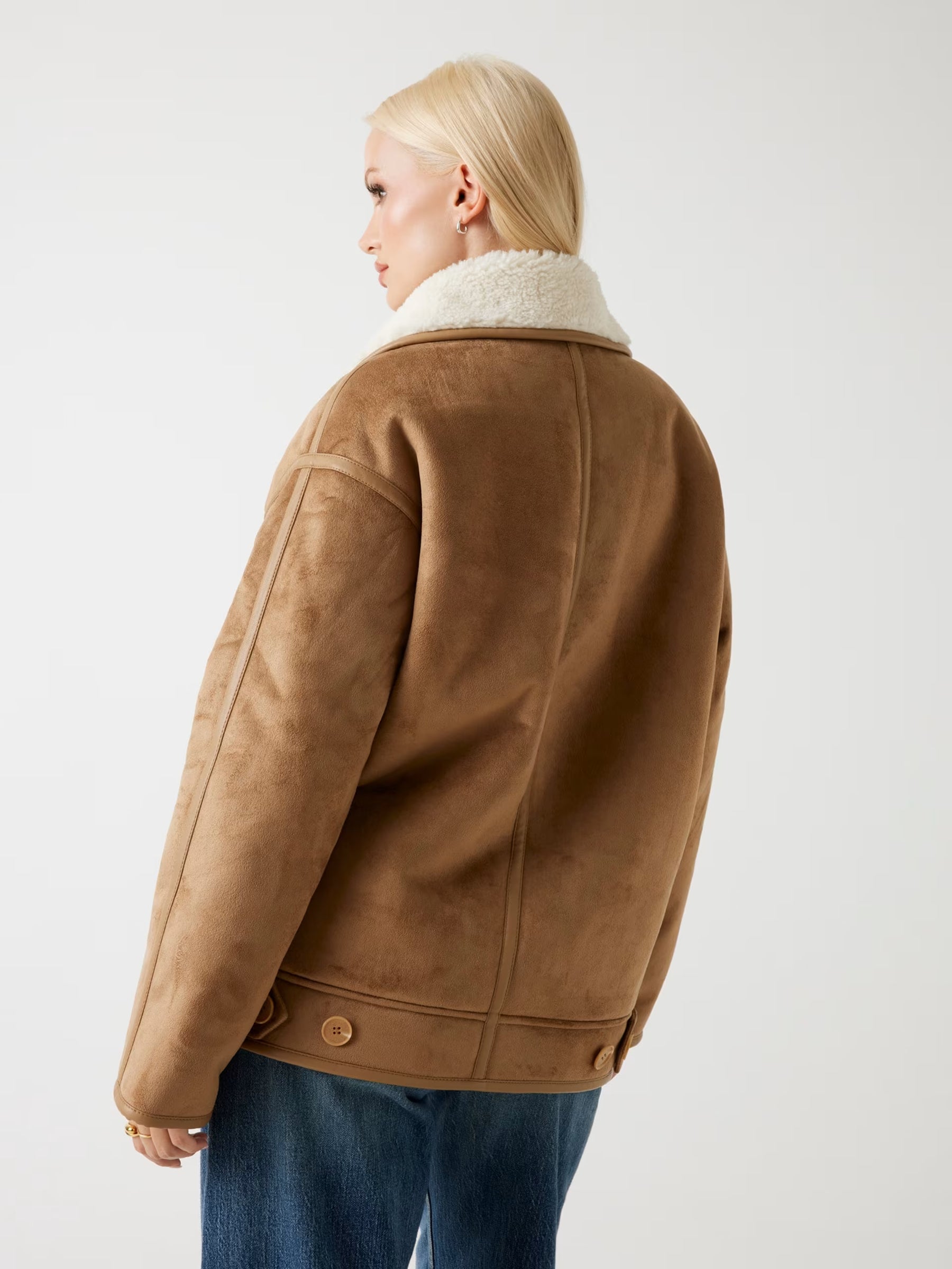 Chaqueta de piel sintética