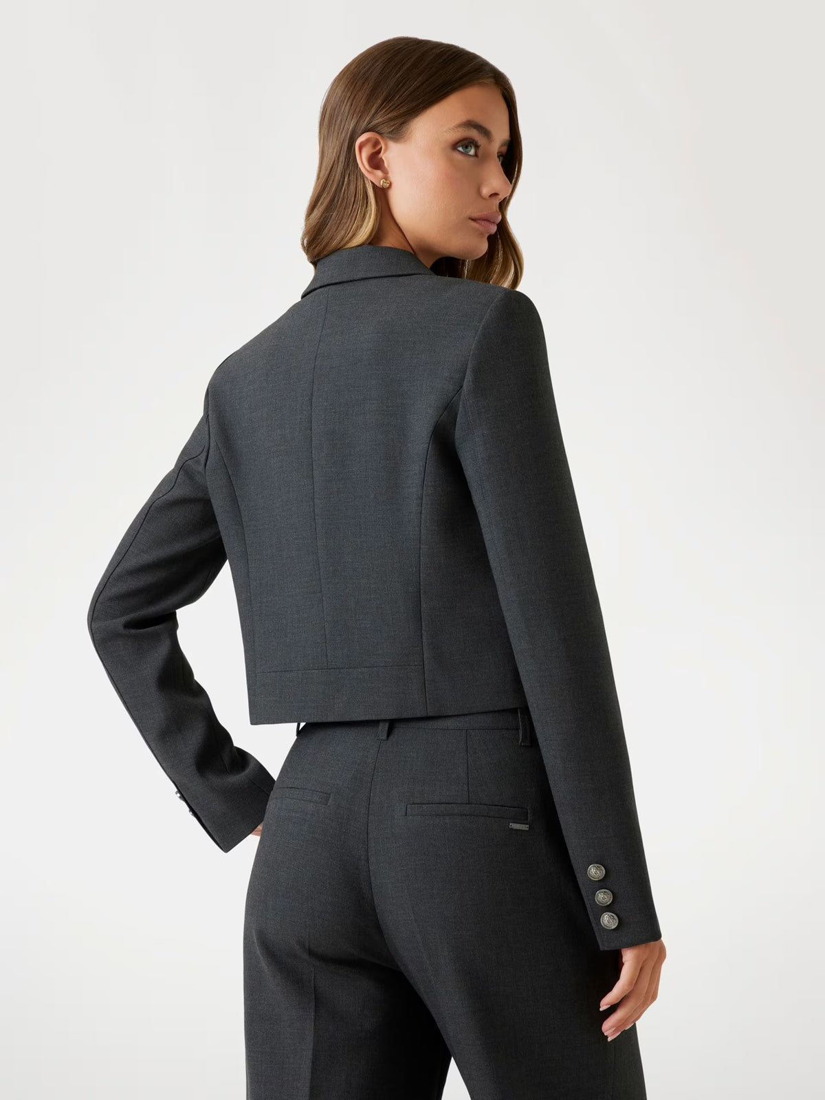 Blazer corto de franela