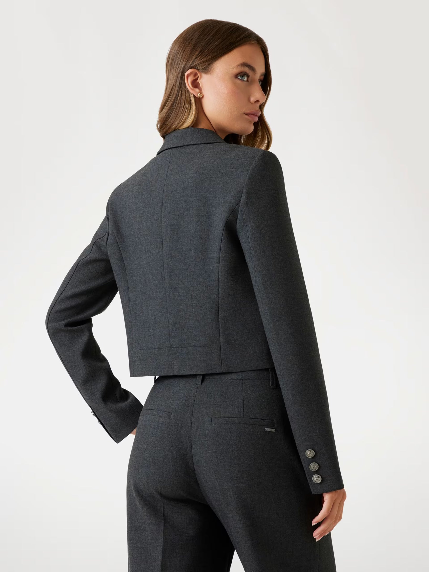 Blazer corto de franela