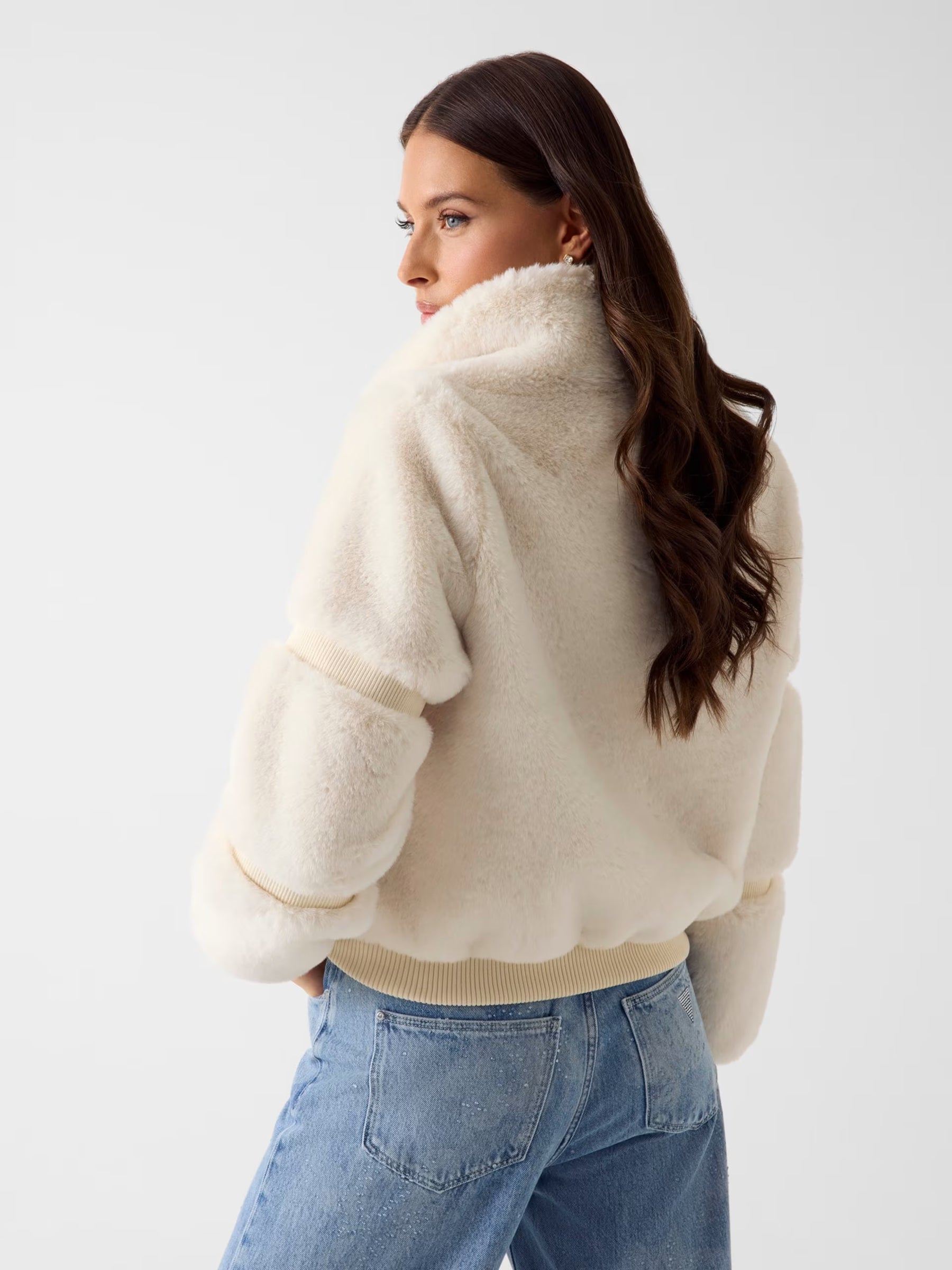 Chaqueta de piel sintética